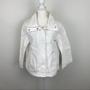 Chaps est 1978 light jacket size XL white.